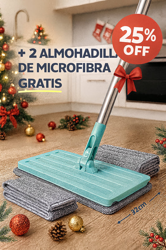 🧼✨ CleanFloor™ 360 – La Mopa Giratoria Premium Sin Esfuerzo