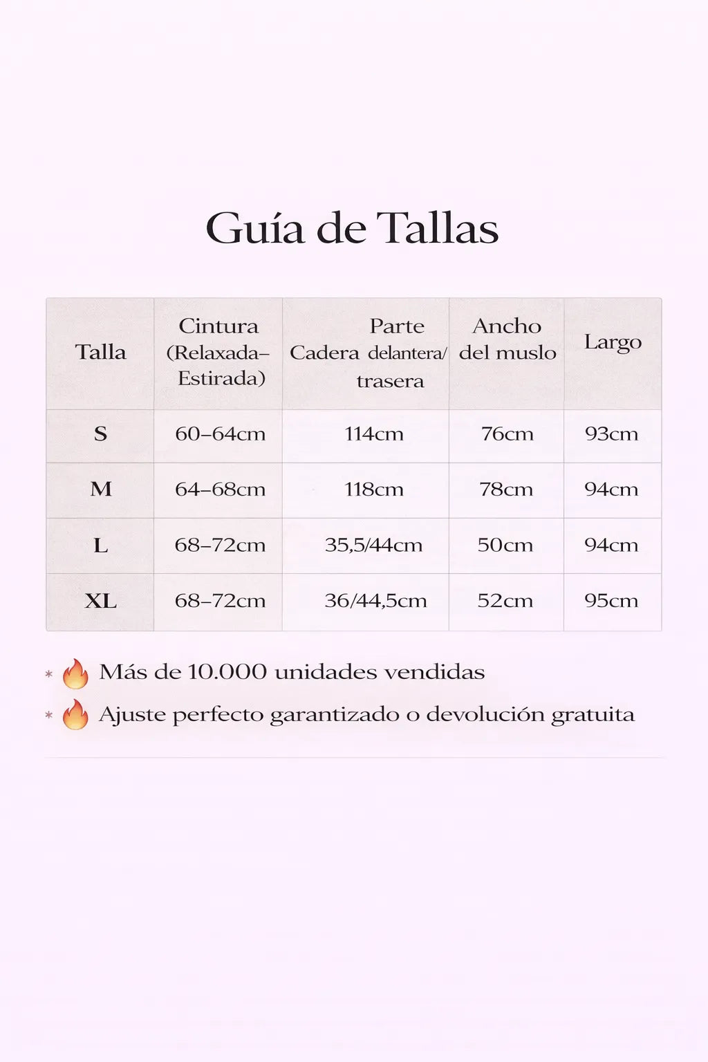 Guia de Tallas Pantalón fluido de cintura alta para mujer Isabella – pantalón ancho elegante minimalista