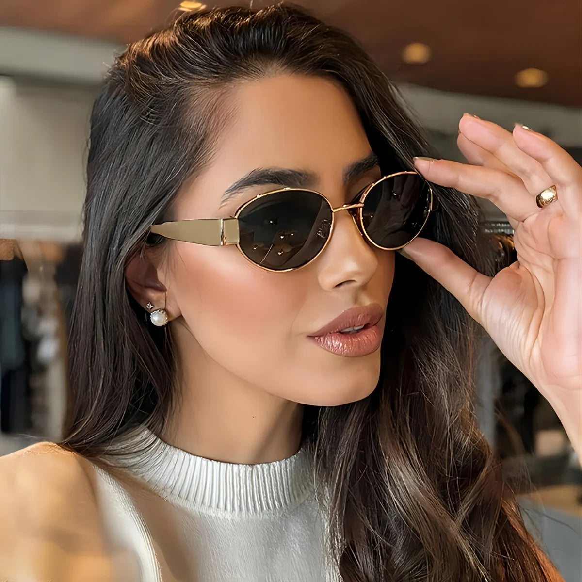 Gafas Milano Ovaladas Elegantes Montura Metálica Estilo Minimalista (4)
