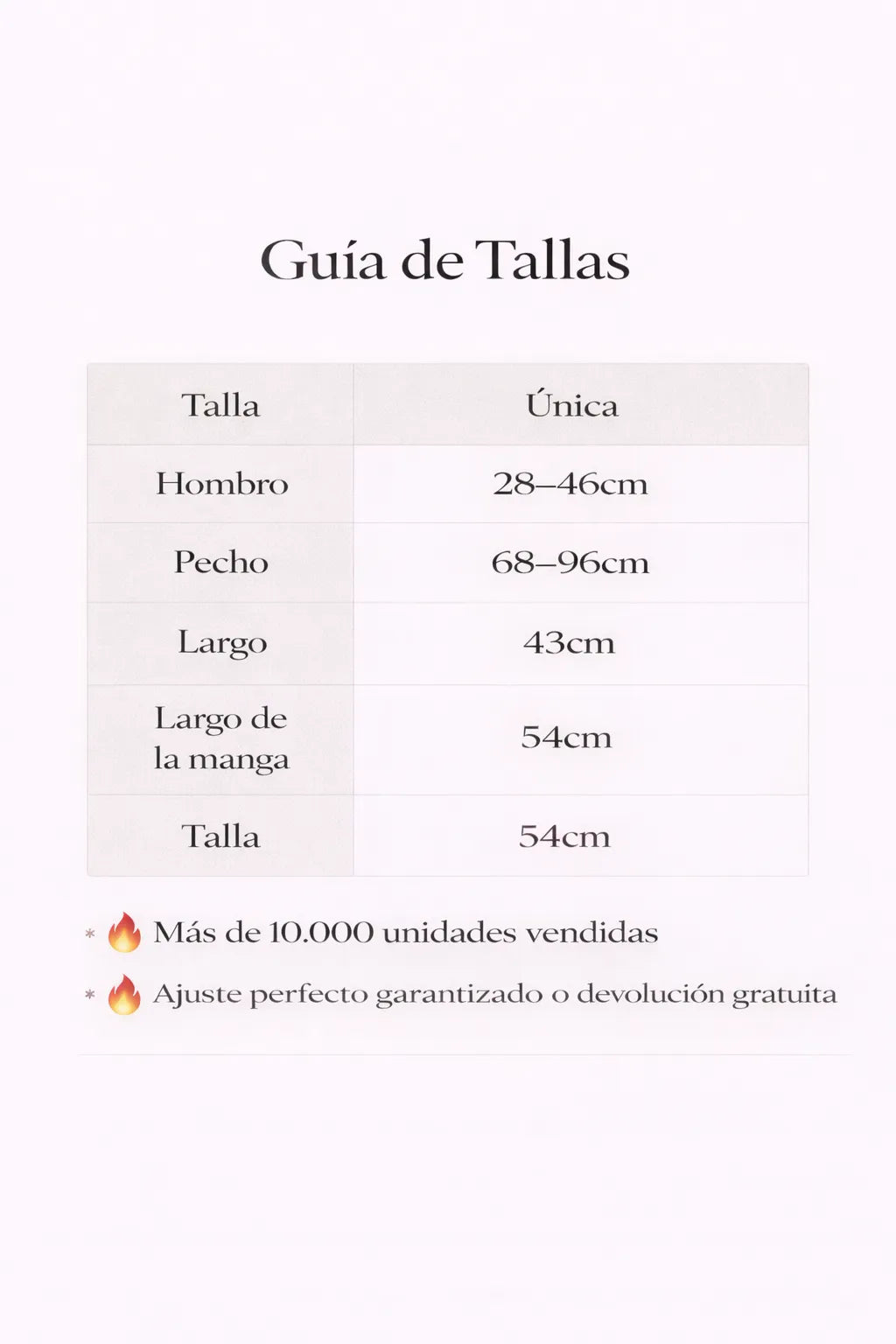 Guia de Tallas Top de algodón y poliéster para mujer con cuello alto – camiseta de punto sin mangas