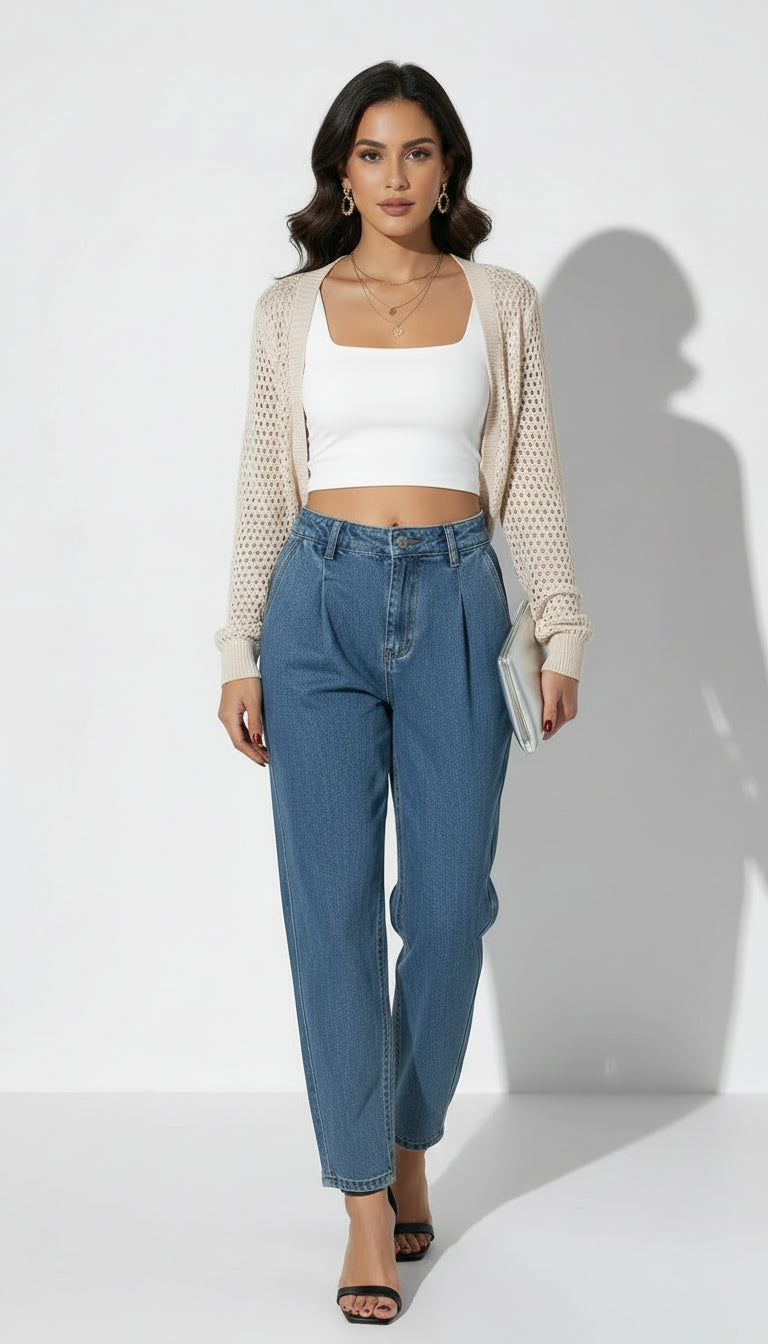 Cárdigan Celeste – Edición Elegancia Ligera