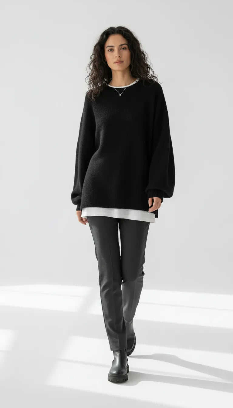 Suéter Oversize De Algodón Y Poliéster Para Emilia – Jersey (2)