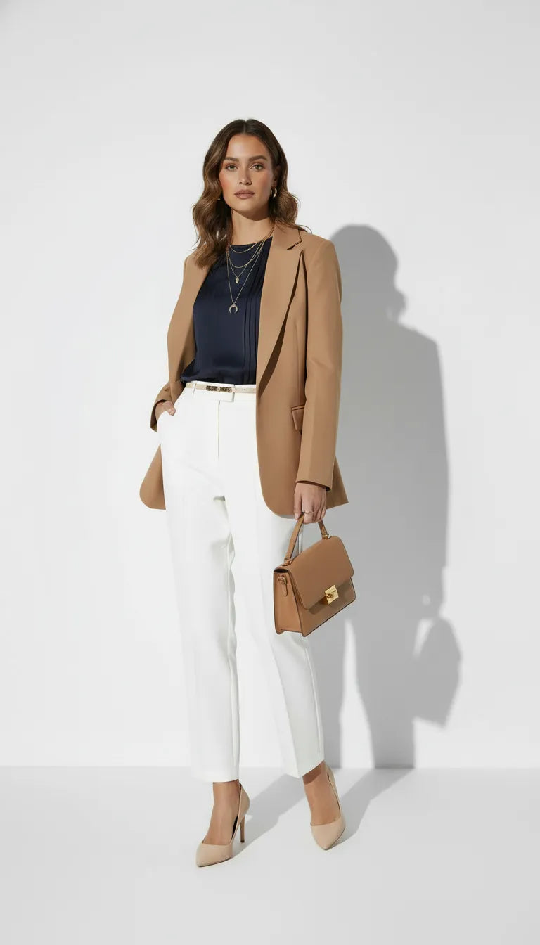 Blazer Oversize de Corte Recto