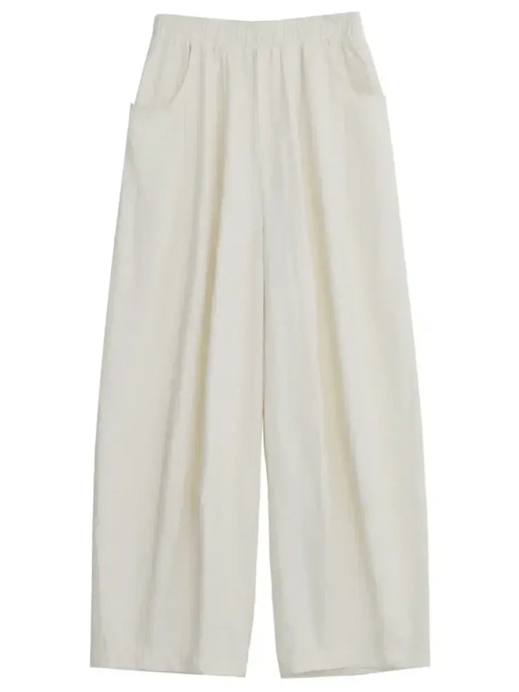 Pantalón Fluido De Cintura Alta Para Isabella – Pantalón Ancho E | AhorroExpress (foto 2)