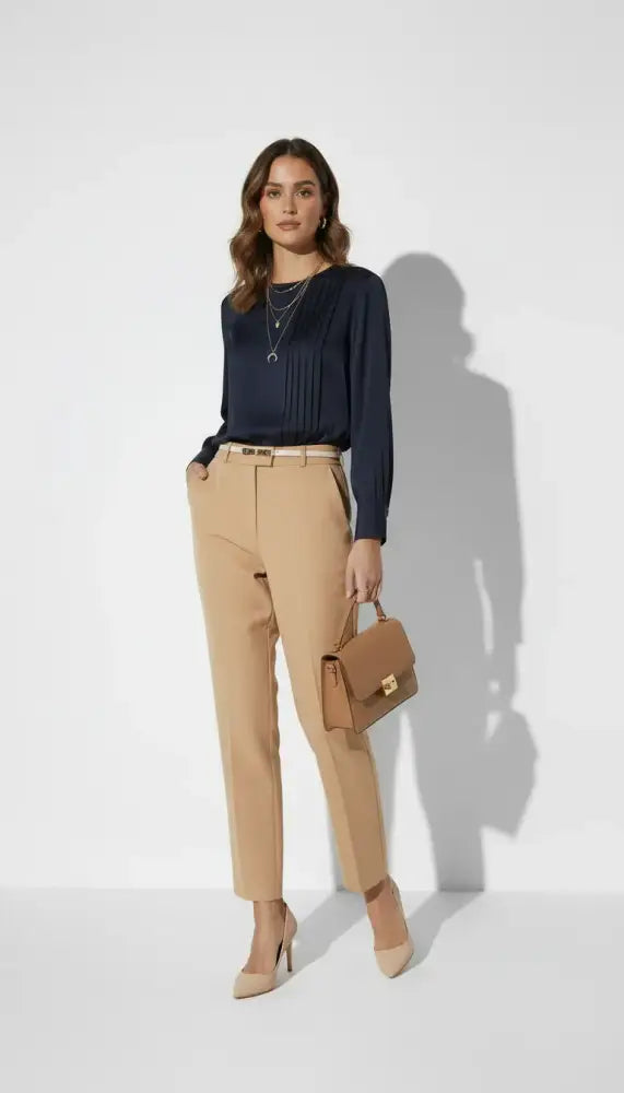 Pantalón Slim Victoria de Cintura Alta (foto 4)