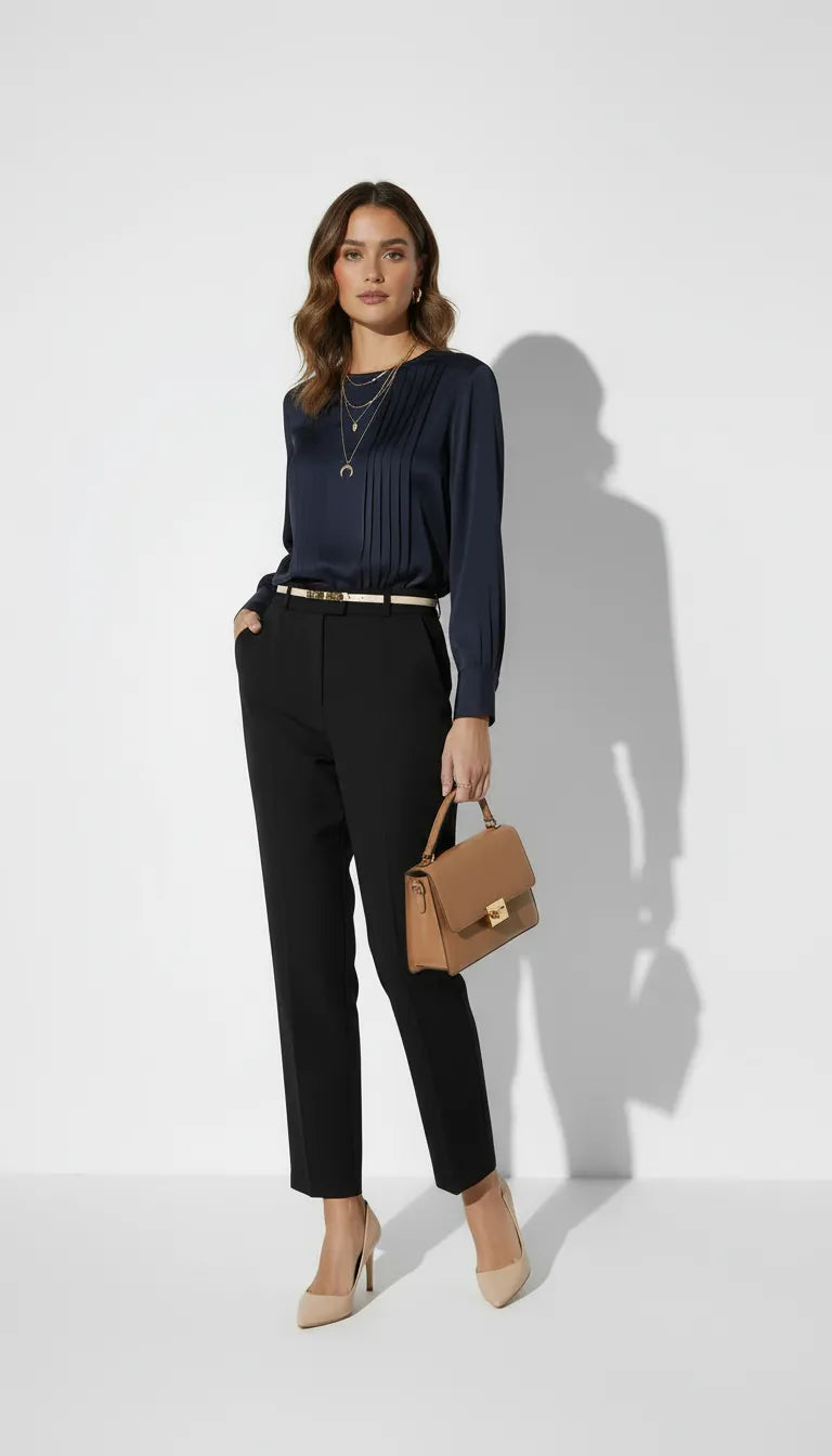 Pantalón Slim Victoria de Cintura Alta (foto 3)